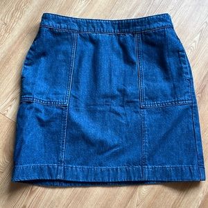 Biden Mini Denim Skirt